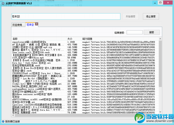 云速BT资源搜索器|云速BT资源搜索器v1.3 绿色