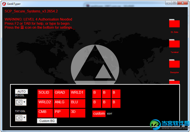GeekType模拟黑客软件 官方绿色版免费下载 -