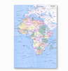 非洲地图高清中文版 绿色版