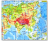 亚洲地图高清中文版