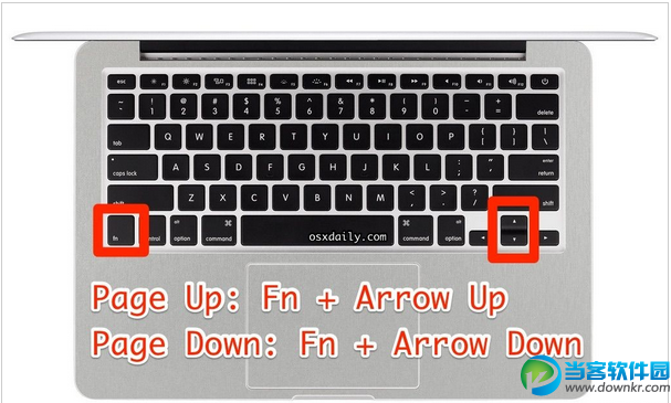 在Mac使用Page Up&Down功能教程