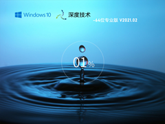 深度技术 GHOST Win10 32位专业版 V2021.02