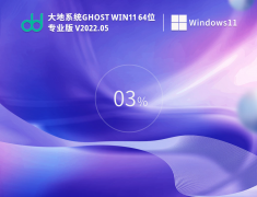 大地系统 Ghost Win11 64位 专业版 V2022.05