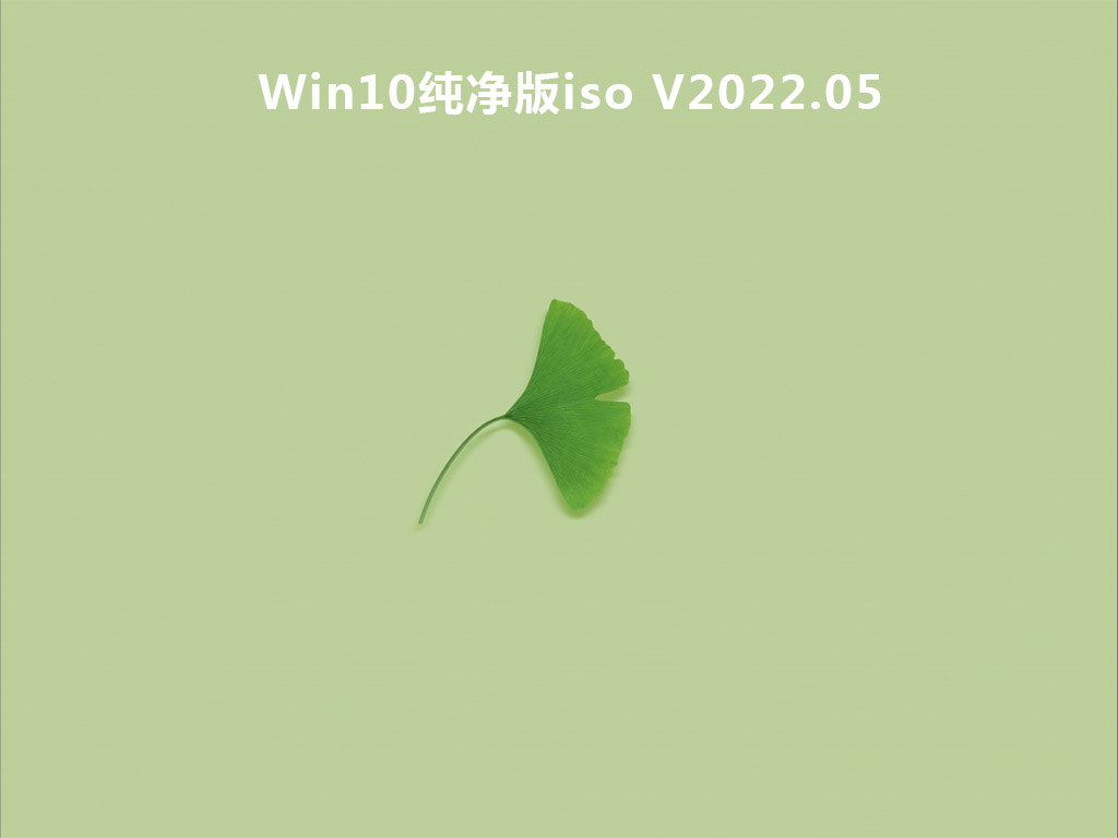 Win10纯净版iso V2022.05