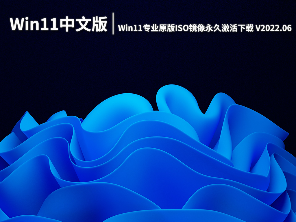 Win11中文专业版|Win11专业原版ISO镜像永久激活下载 V2022.06