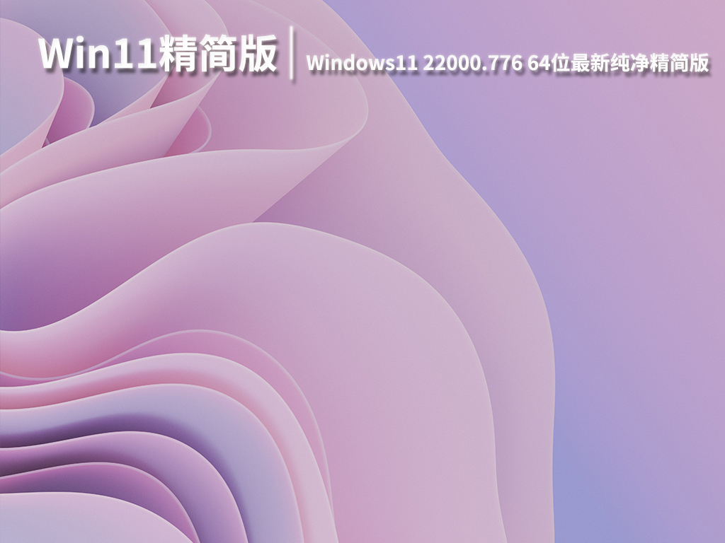 Win11精简版|不忘初心Windows11 22000.776最新纯净精简版 V2022.06