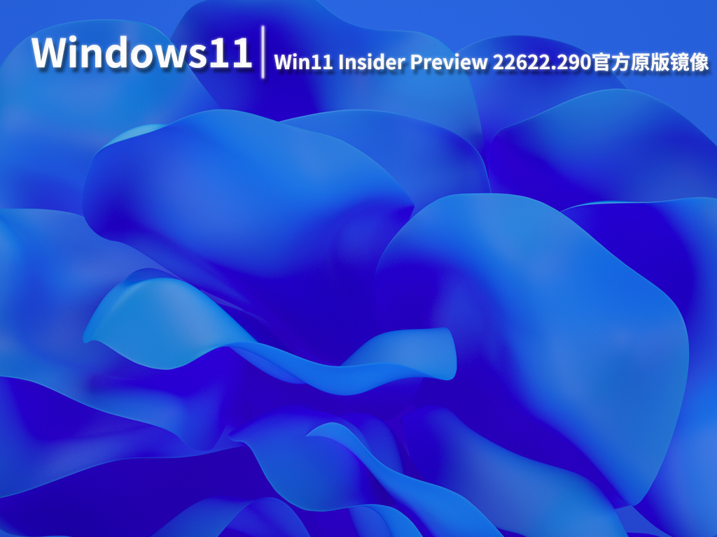 Win1122622.290|微软最新Win11 Insider Preview 22622.290(ni_release)官方镜像V2022.07