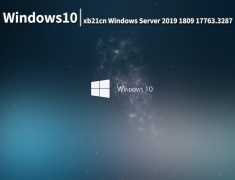 Windows 10 企业版G|xb21cn Windows Server 2019 1809 17763.3287精简优化版 V2022.08