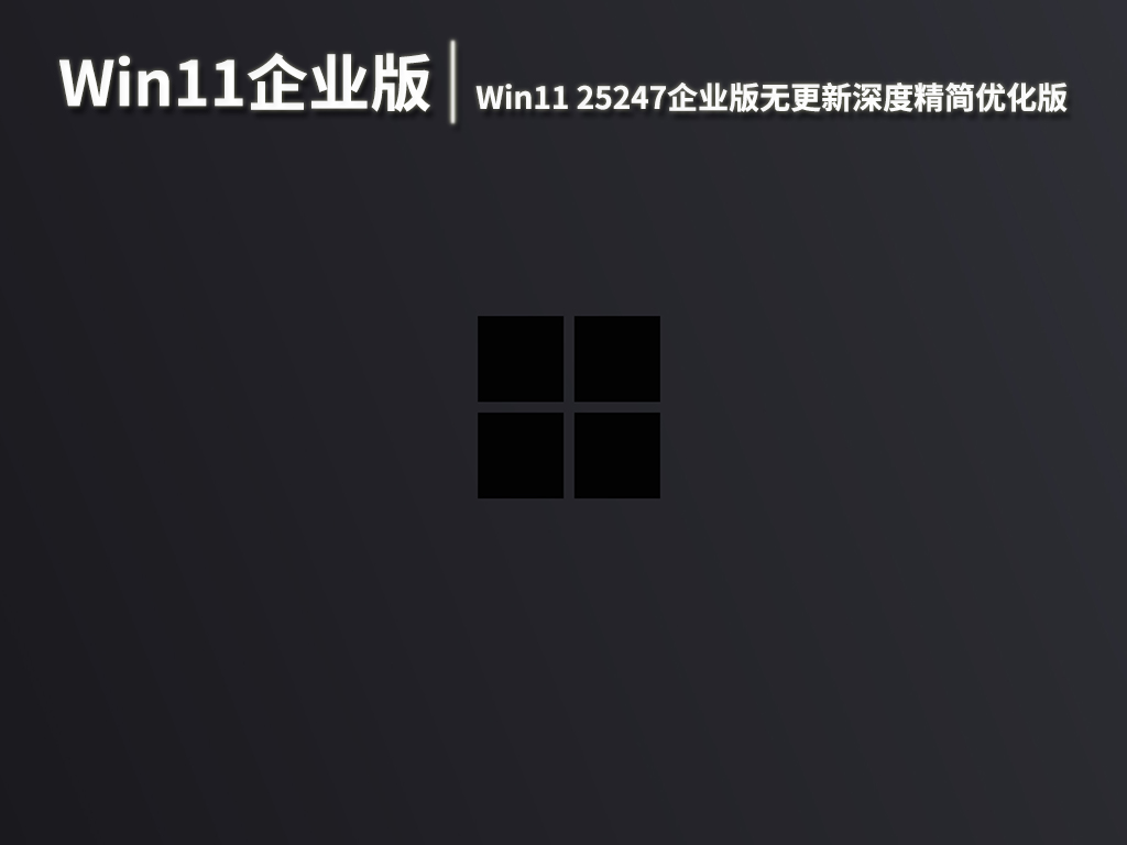 Win11免激活企业版|Win11 25247企业版无更新深度精简优化版下载 V2022.11