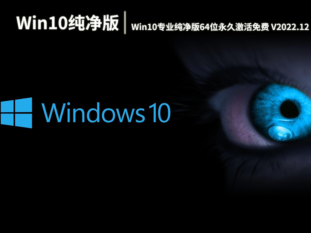 Win10纯净版免激活|Win10专业纯净版64位永久激活免费下载 V2022.12