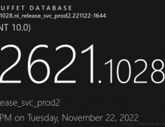 微软更新Win11 Insider Preview Build 22621.1028预览版
