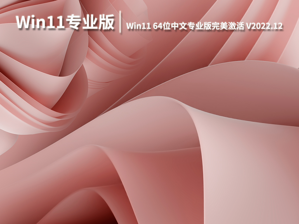 Win11中文正式版iso|Win11 64位中文专业版完美激活下载 V2022.12