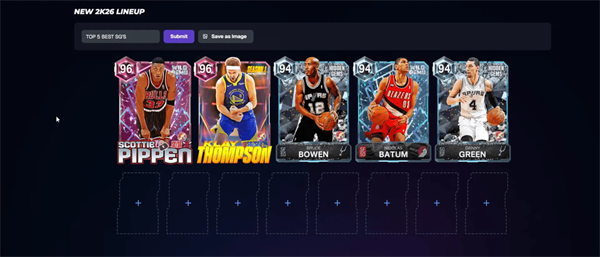 NBA2K26梦幻球队国际服2026 v402.01.502215200