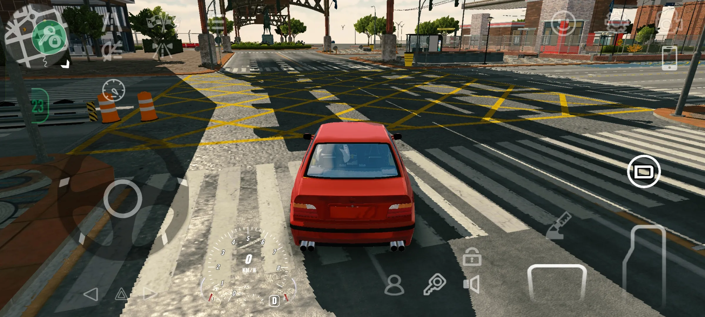 手动挡停车场内饰版