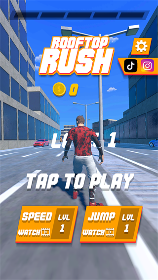 屋顶跑酷手游最新版 v1.0.4