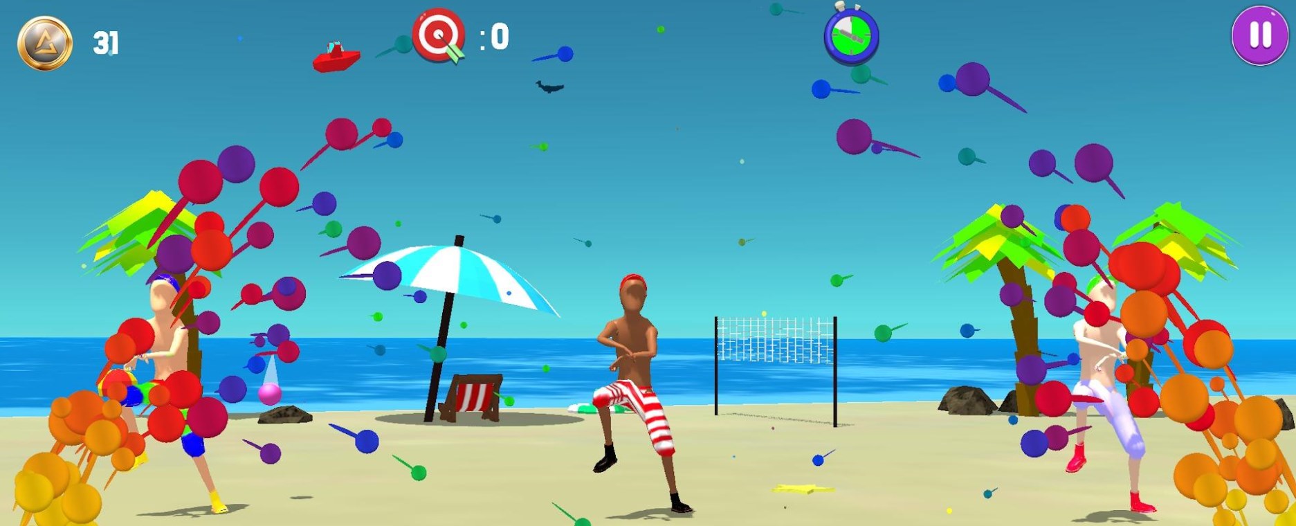3D乒乓球海滩派对游戏中文版（Pongbeachparty）图2: